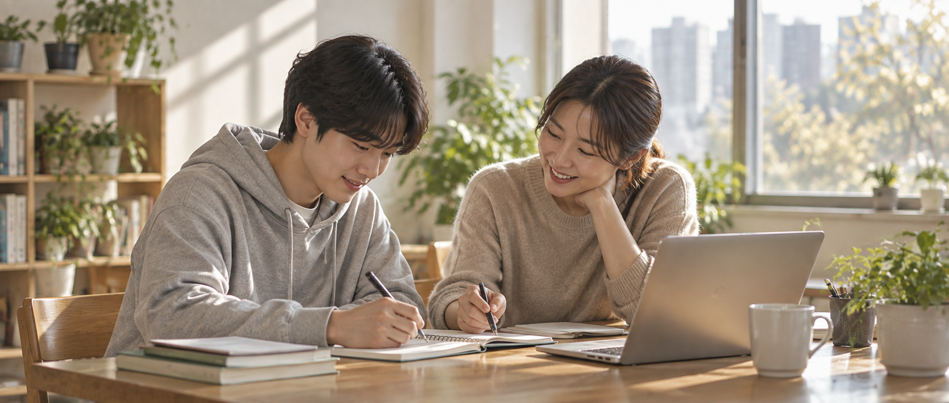 아동 청소년 자립 지원 시안용 연출 이미지